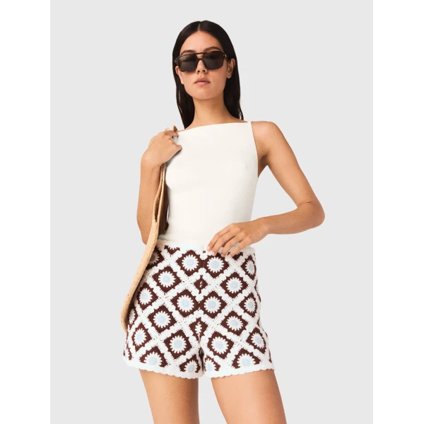 Maje Short Parisian Accessible Luxury Clothing at Luxury Shoes 