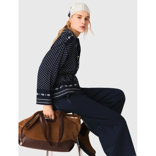 Maje Shirt Parisian Accessible Luxury Clothing at Luxury Shoes 