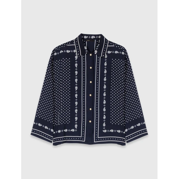 Maje Shirt Parisian Accessible Luxury Clothing at Luxury Shoes 