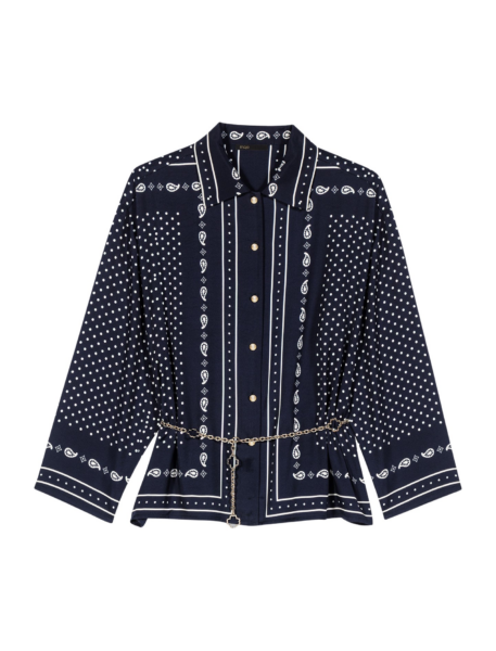 Maje Shirt Parisian Accessible Luxury Clothing at Luxury Shoes 