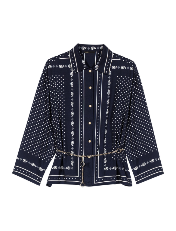Maje Shirt Parisian Accessible Luxury Clothing at Luxury Shoes 