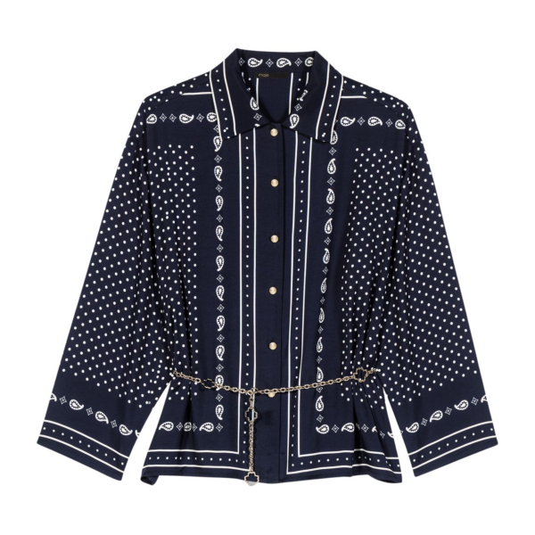 Maje Flowing Printed Shirt