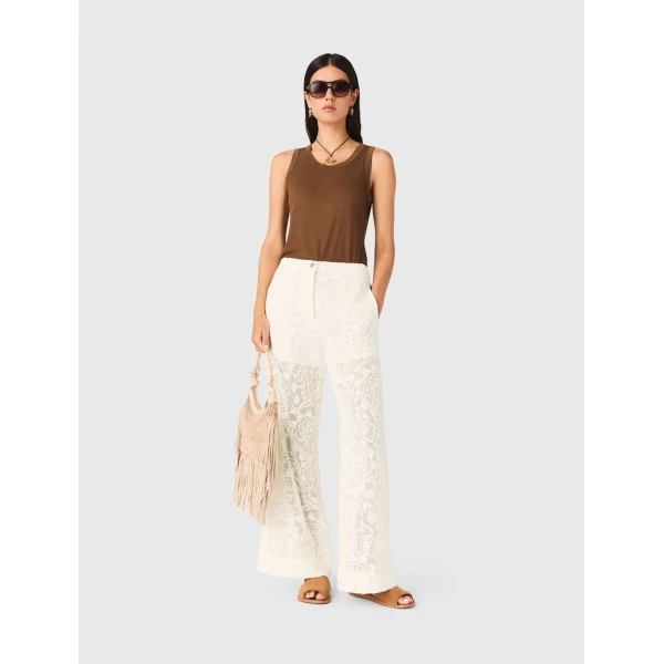 Maje Pant Parisian Accessible Luxury Clothing at Luxury Shoes 