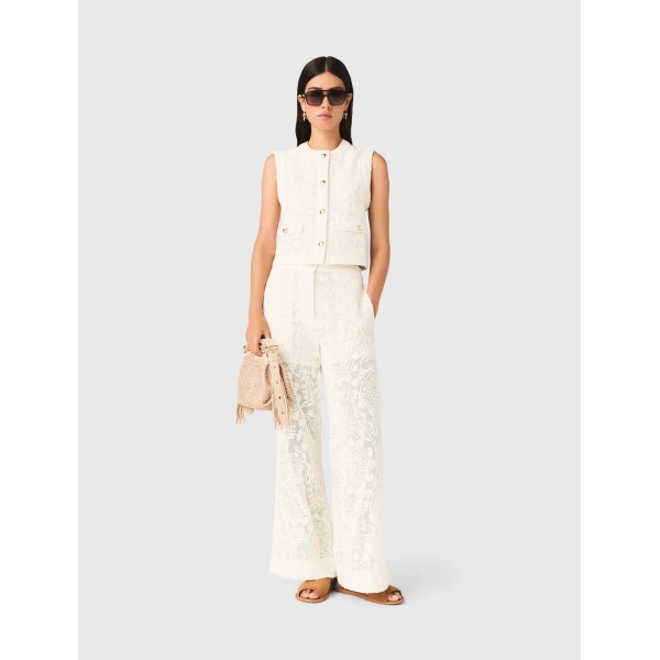 Maje Pant Parisian Accessible Luxury Clothing at Luxury Shoes 