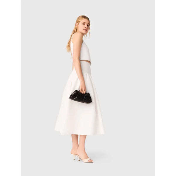 Maje Crop Top Parisian Accessible Luxury Clothing at Luxury Shoes 