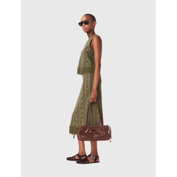 Maje Skirt Parisian Accessible Luxury Clothing at Luxury Shoes 
