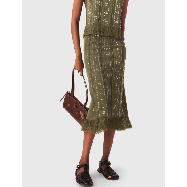 Maje Skirt Parisian Accessible Luxury Clothing at Luxury Shoes 