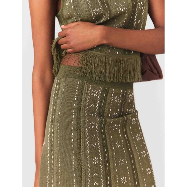 Maje Skirt Parisian Accessible Luxury Clothing at Luxury Shoes 