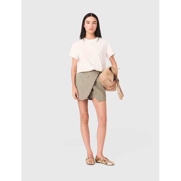 Maje Short Parisian Accessible Luxury Clothing at Luxury Shoes 