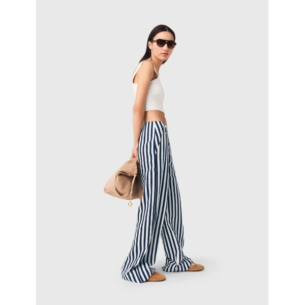 Maje Pant Parisian Accessible Luxury Clothing at Luxury Shoes 