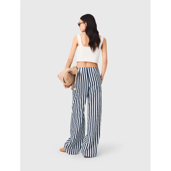 Maje Pant Parisian Accessible Luxury Clothing at Luxury Shoes 