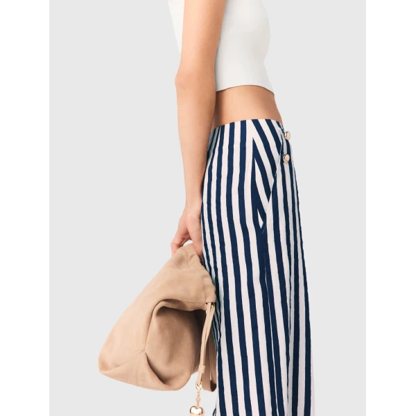 Maje Pant Parisian Accessible Luxury Clothing at Luxury Shoes 