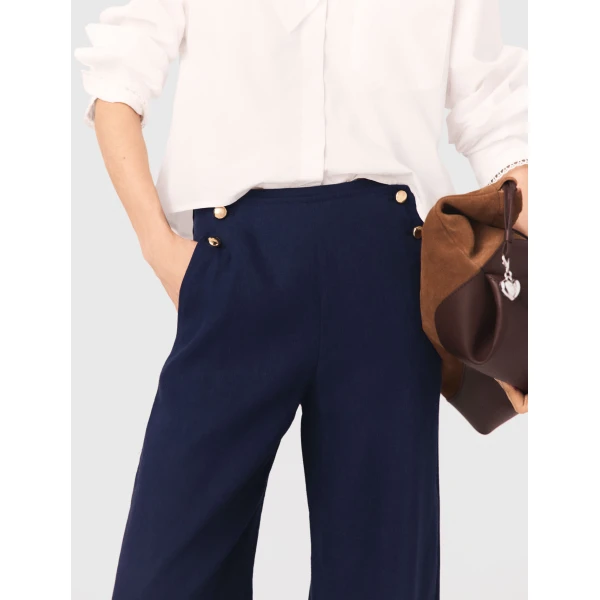 Maje Pant Parisian Accessible Luxury Clothing at Luxury Shoes 