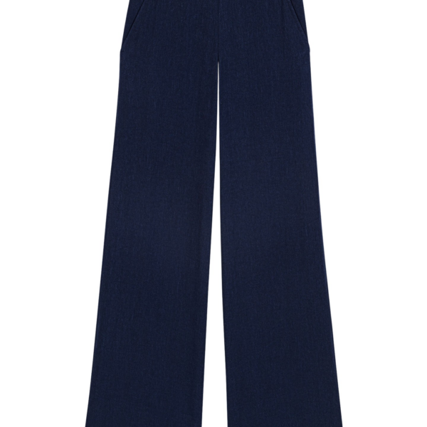 Maje Linen-Blend Sailor Trousers