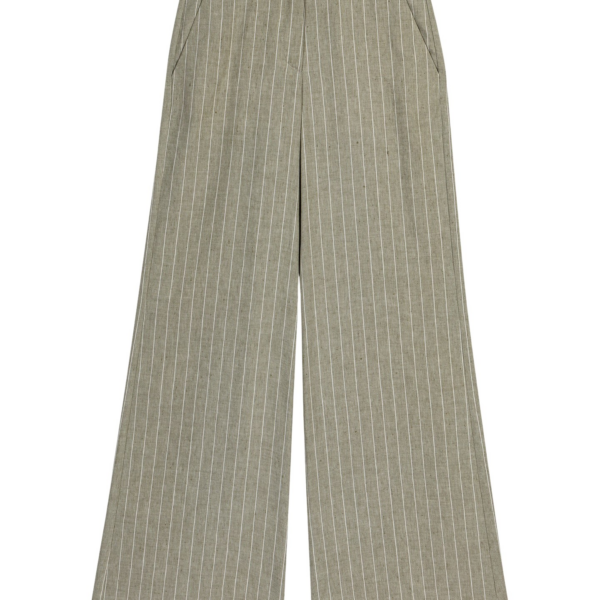 Maje Linen-Blend Suit Trousers