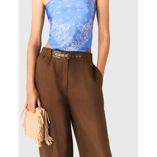 Maje Pant Parisian Accessible Luxury Clothing at Luxury Shoes 