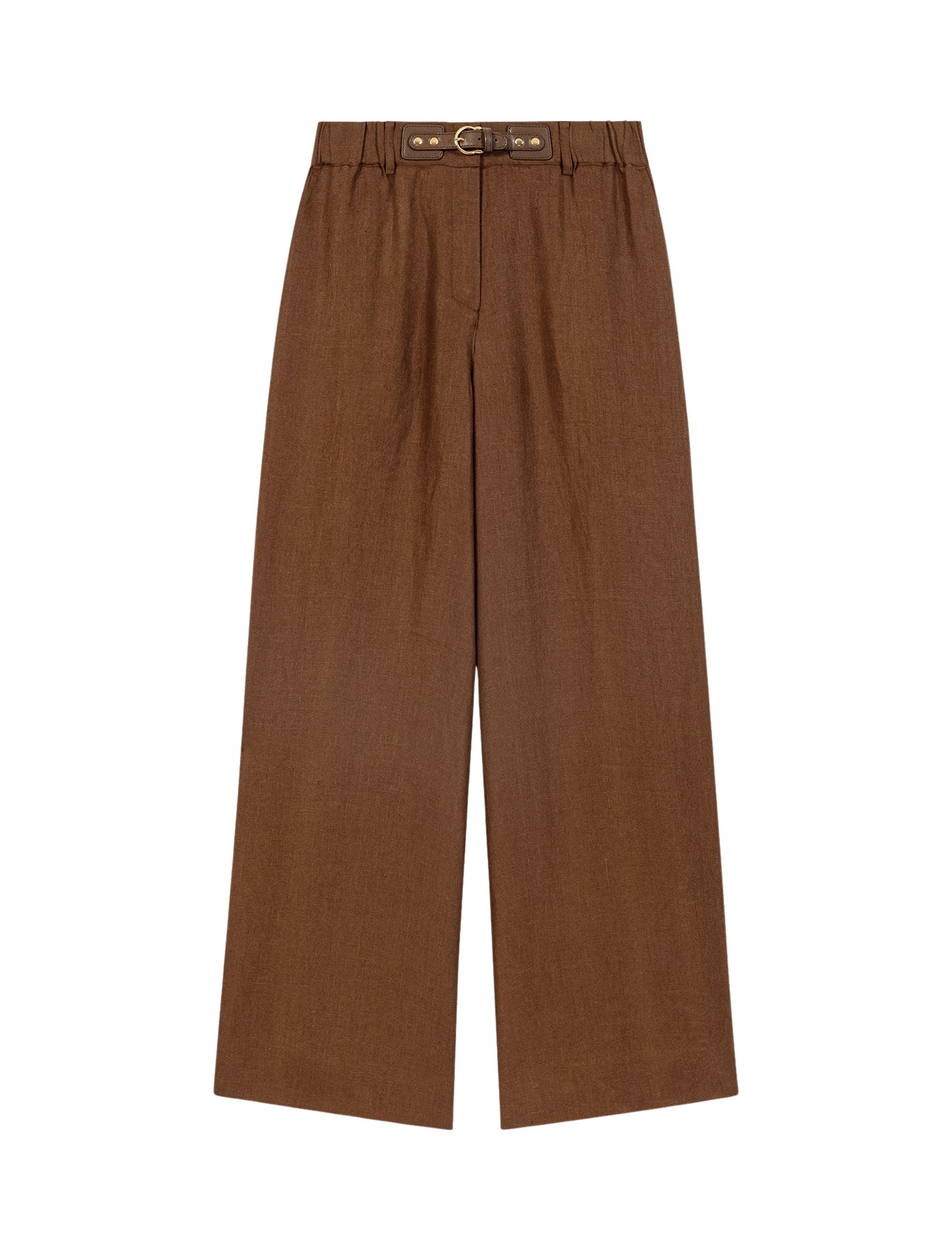 Maje-Linen-Blend-Trousers37701_nobg Maje Pant Parisian Accessible Luxury Clothing at Luxury Shoes