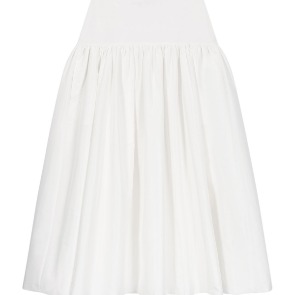 Maje Long Taffeta Skirt