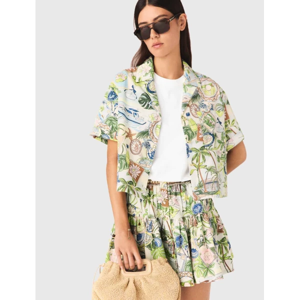 Maje Shirt Parisian Accessible Luxury Clothing at Luxury Shoes 