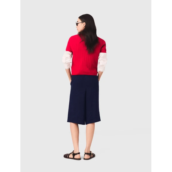Maje Cardigan Parisian Accessible Luxury Clothing at Luxury Shoes 