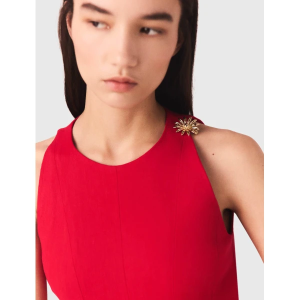 Maje Dress Parisian Accessible Luxury Clothing at Luxury Shoes 