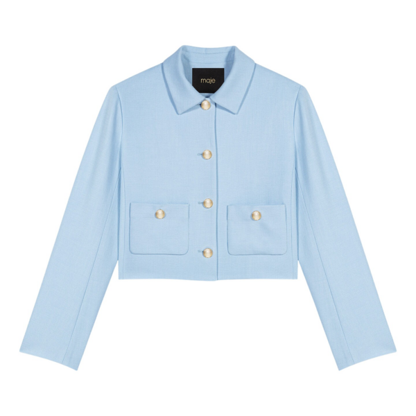 Maje Short Single-Breasted Jacket