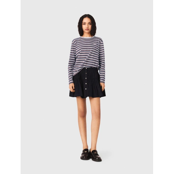 Maje T-shirt Parisian Accessible Luxury Clothing at Luxury Shoes 