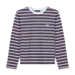 Maje-Striped-T-Shirt12745_nobg Maje T-shirt Parisian Accessible Luxury Clothing at Luxury Shoes