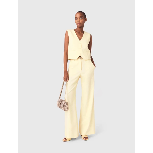 Maje Pant Parisian Accessible Luxury Clothing at Luxury Shoes 