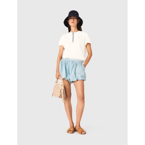 Maje T-shirt Parisian Accessible Luxury Clothing at Luxury Shoes 