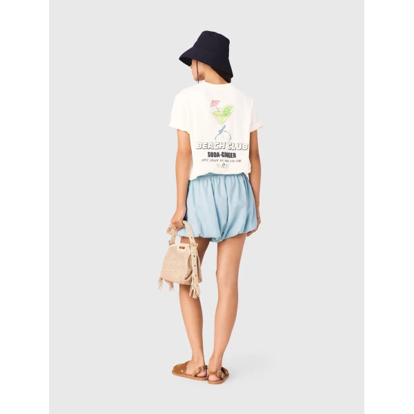 Maje T-shirt Parisian Accessible Luxury Clothing at Luxury Shoes 