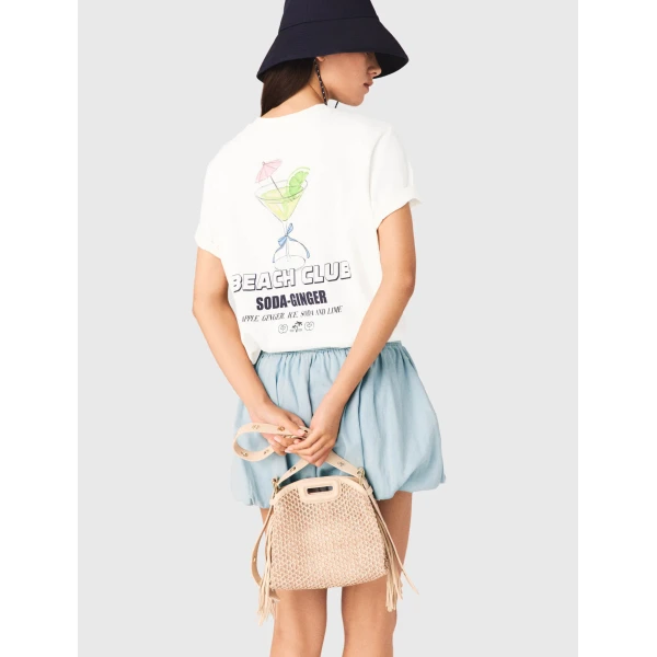 Maje T-shirt Parisian Accessible Luxury Clothing at Luxury Shoes 