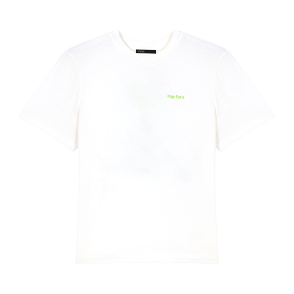 Maje Summer Print T-Shirt Top