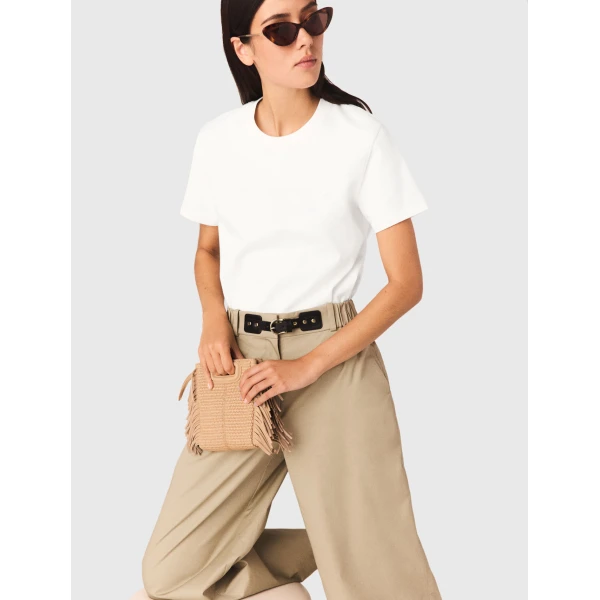 Maje T-shirt Parisian Accessible Luxury Clothing at Luxury Shoes 