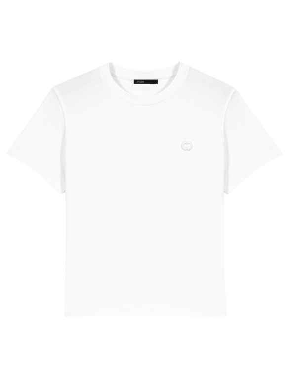 Maje T-shirt Parisian Accessible Luxury Clothing at Luxury Shoes 