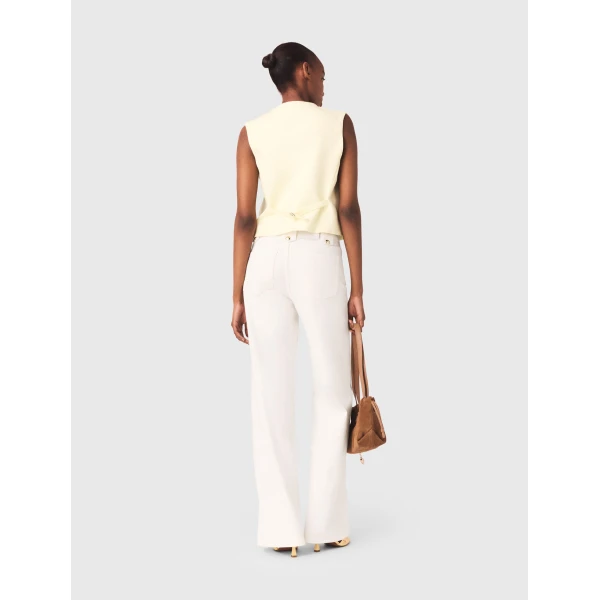 Maje Vest Parisian Accessible Luxury Clothing at Luxury Shoes 