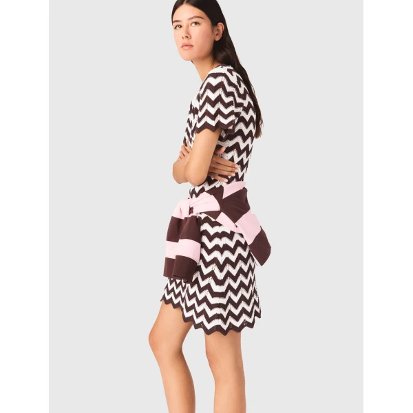 Maje Dress Parisian Accessible Luxury Clothing at Luxury Shoes 