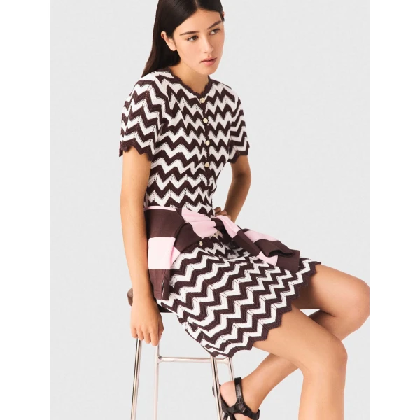 Maje Dress Parisian Accessible Luxury Clothing at Luxury Shoes 
