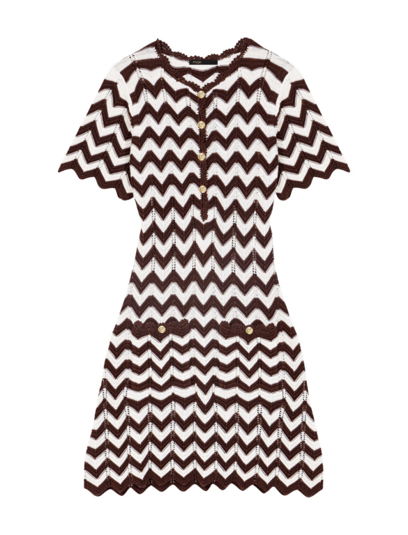 Maje Dress Parisian Accessible Luxury Clothing at Luxury Shoes 