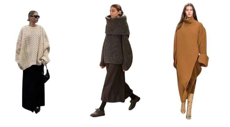 Mastering knitwear — a fine-gauge roll-neck and an oversized knit styled two ways, for Luxury Shoes 
