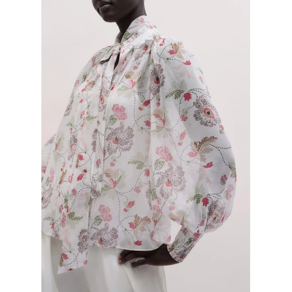 ME+EM Balloon Sleeve Blouse