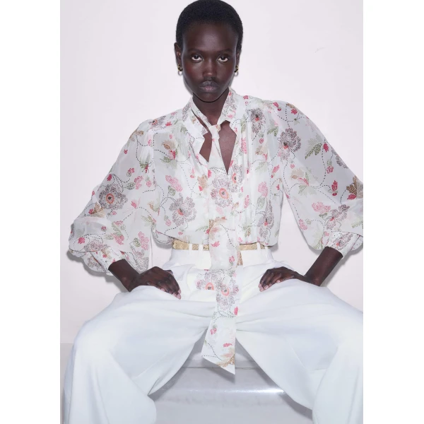 Matte Silk Crepe - Tops - Intelligent British Fashion at Luxury Shoes 