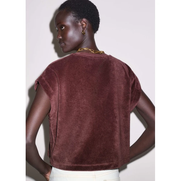 ME+EM Cap Sleeve Crop Tee