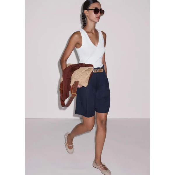 Italian Linen Blend - Tops - Intelligent British Fashion at Luxury Shoes 