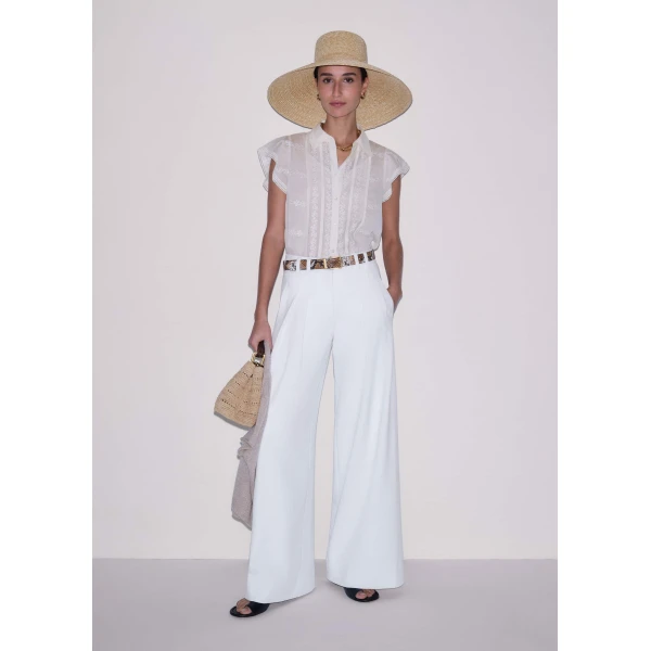 Cotton + Silk - Tops - Intelligent British Fashion at Luxury Shoes 