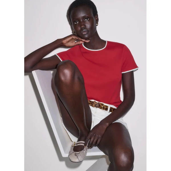 Cotton Jersey - Tops - Intelligent British Fashion at Luxury Shoes 