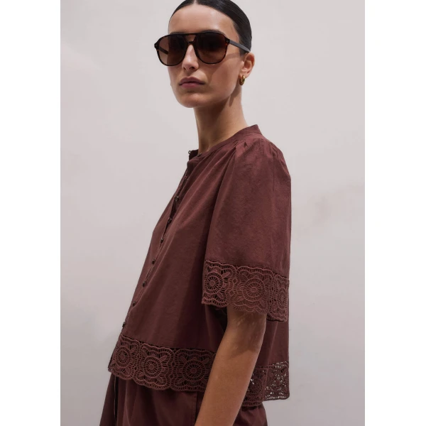 Cotton Voile - Tops - Intelligent British Fashion at Luxury Shoes 