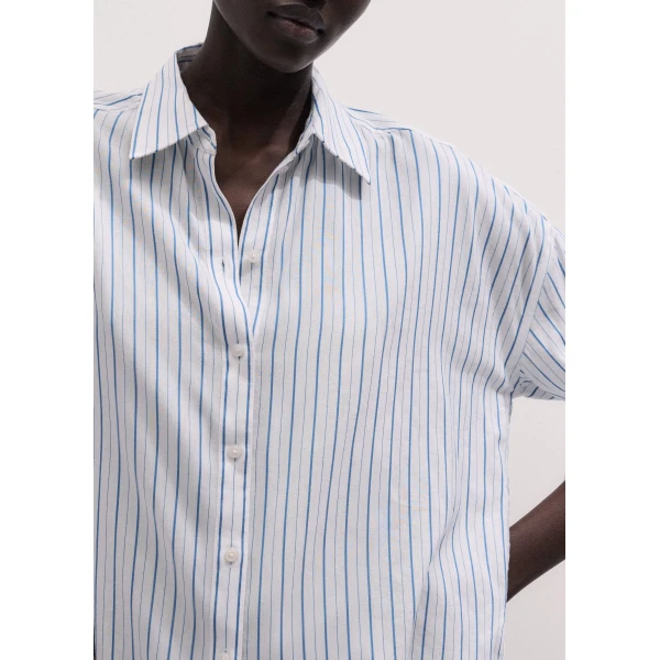 Striped Cotton - Tops - Intelligent British Fashion at Luxury Shoes 