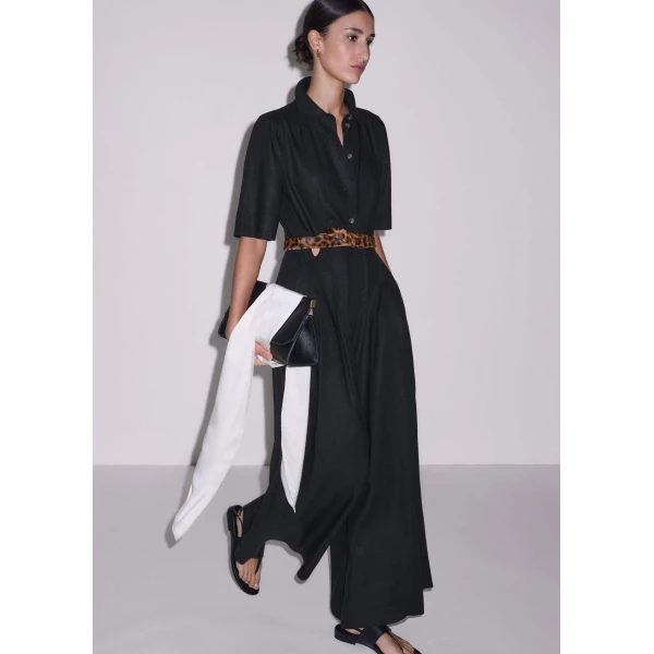 Crease-Less Linen - Jumpsuit - Intelligent British Fashion at Luxury Shoes 