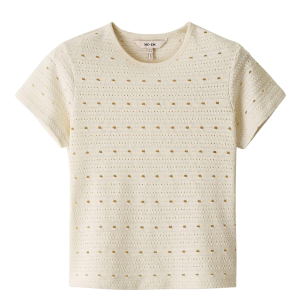 Me and Em Cutout Baby Tee
Pointelle Cotton Top